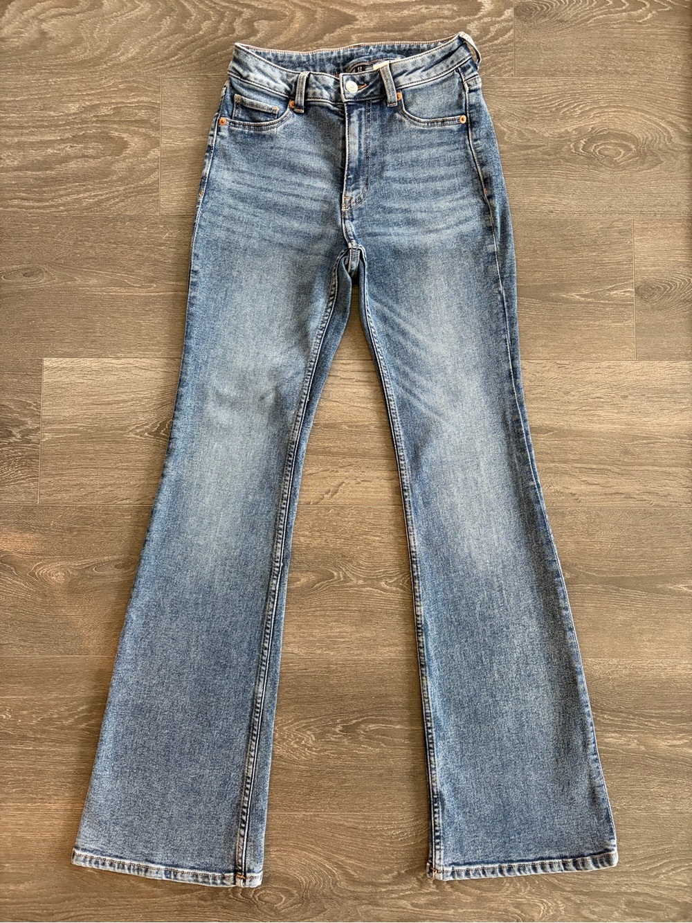 H&M Women's Light Blue Flare Jeans US 4